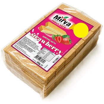MIRVA WAFERS STRAWBERRY PM 0.99