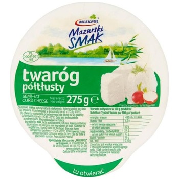 MLEKPOL MAZURSKI SMAK TWAROG POLTLUSTY(GREEN)