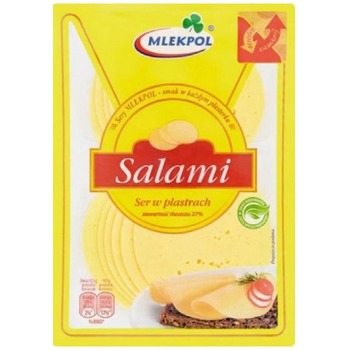 MLEKPOL SER SALAMI PLASTRY (YELLOW)