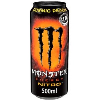 MONSTER ENERGY DRINK NITRO COSMIC PEACH PM 1.85