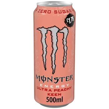 MONSTER ENERGY DRINK ULTRA PEACHY KEEN PM 1.75