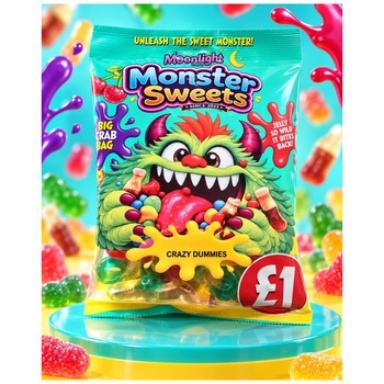 MONSTER SWEET CRAZY DUMMIES PM 1.00 (HALAL)