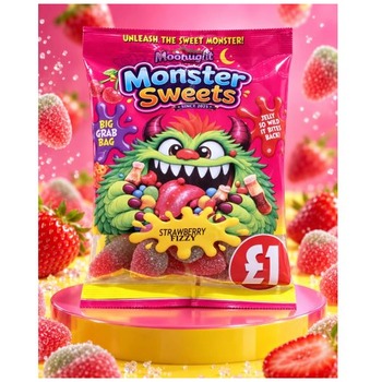 MONSTER SWEET FIZZY STRAWBERRY PM 1.00 (HALAL)