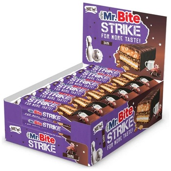 MR BITE STRIKE WAFER DARK CHOCOLATE HAZELNUT CARAMEL