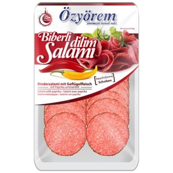 OZYOREM SLICED SALAMI WITH PAPRIKA (BIBERLI)