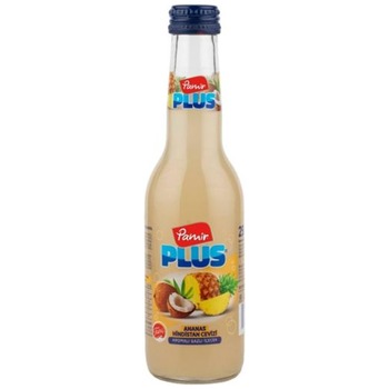 PAMIR PLUS PINEAPPLE COCONUT CARBONATED SOFT DRINK
