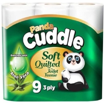 PANDA CUDDLE ALOE VERA TOILET PAPER 3 FLY TUVALET KAGIDI