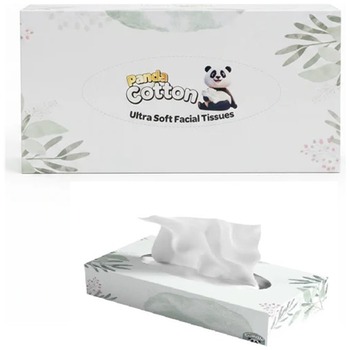 PANDA CUDDLE ULTRA SOFT FACIAL TISSUES 2FLY (BLUE BOX)
