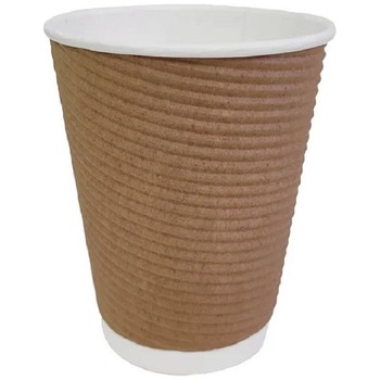 PANDAX RIPPLED DOUBLE WALL PAPER CUP 12OZ
