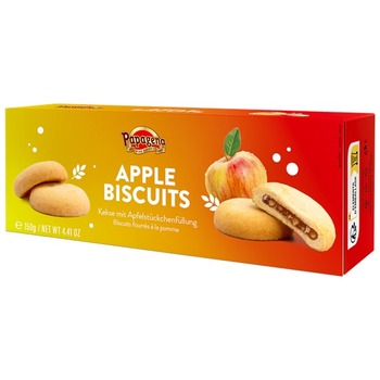 PAPAGENA BISCUITS WITH APPLE FILLING (APFELFULLUNG)