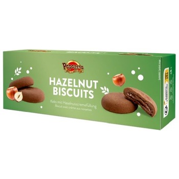 PAPAGENA BISCUITS WITH HAZELNUT FILLING