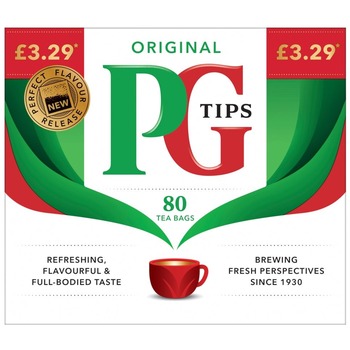 PG TIPS 80 ORIGINAL TEA BAGS PM 3.29