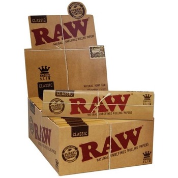 RAW CLASSIC SLIM PAPERS 50 ROLLING KING SIZE