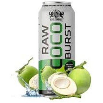 RAW COCO BURST COCONUT WATER (CAN) WITH PULP