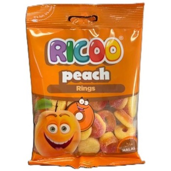 RICOO PEACH RING JELLY (HALAL)