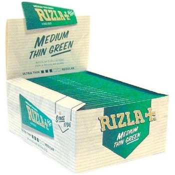 RIZLA GREEN MEDIUM THIN 50 BOOKLETS KING SIZE