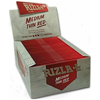 RIZLA RED MEDIUM THIN 50 BOOKLETS KING SIZE