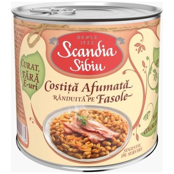 SCANDIA SIBIU COSTITA AFUMATA CU FASOLE