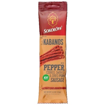SOKOLOW PORK KABANOS WITH PEPPER PM 2.99