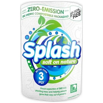 SPLASH KITCHEN TOWEL ROLL NATUREL PLASTIC FREE