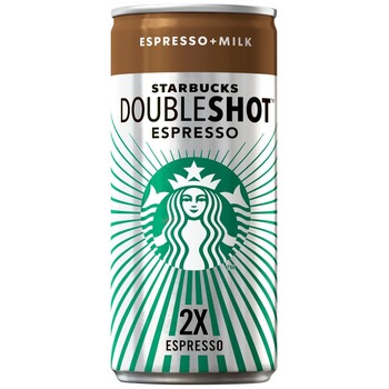STARBUCKS DOUBLESHOT ESPRESSO MILK ICED COFFEE