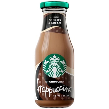 STARBUCKS FRAPPUCCINO COOKIES AND CREAM FLAVOURED MILK ICED COFFEE