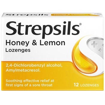 STREPSILS HONEY AND LEMON