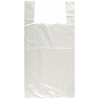 SUPER MEDIUM WHITE CARIER BAGS (T-SHIRT)