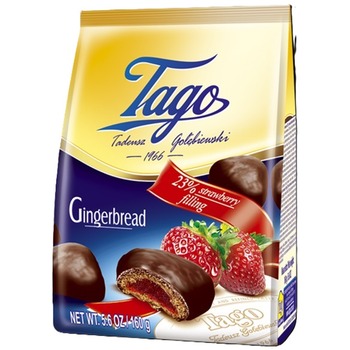 TAGO GINGERBREAD WITH STRAWBERRY FILLING (PIERNIK TRUSKAWKOWY)