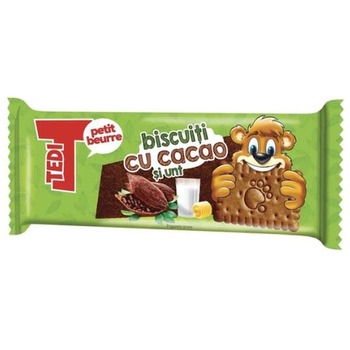 TEDI BISCUITI CU CACAO SI UNT