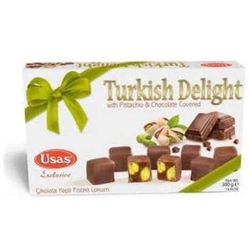 TURKISH DELIGHT USAS CHOCOLATE COVER PISTACHIO (182)