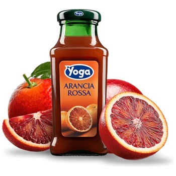 YOGA MAGIC FRUIT JUICE BLOOD ORANGE GLASS