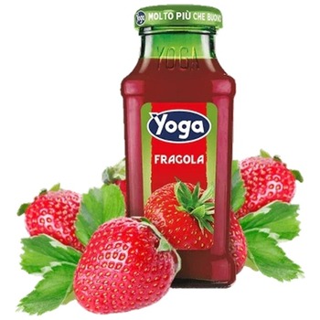 YOGA MAGIC FRUIT JUICE STRAWBERRY GLASS (FRAGOLA)